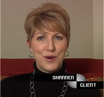 Client testimonials -Shannen